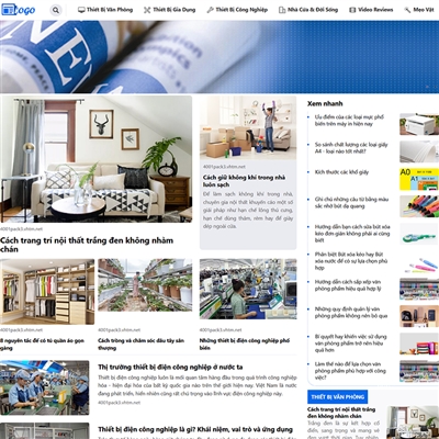 Mẫu website Tin tức mã 4001